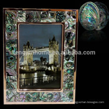 Abalone shell photo picture frame for home decor